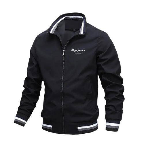 Blusão Gola Mao Zipper Windbreaker | Waterproof Bomber Outdoor Outono Inverno