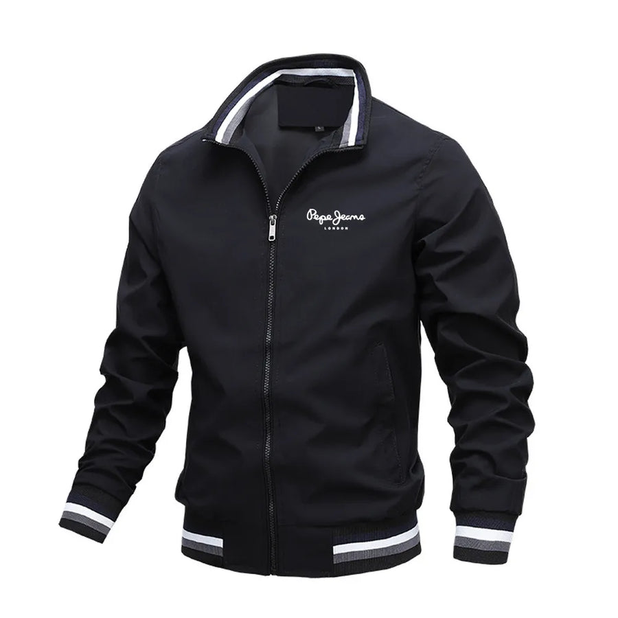 Blusão Gola Mao Zipper Windbreaker | Waterproof Bomber Outdoor Outono Inverno
