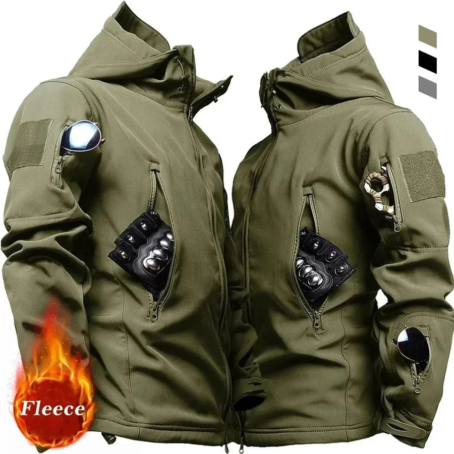 Blusão Tático Militar Soft Shell Sharkskin | Waterproof Combat Outdoor