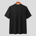 T-Shirt Malha Luxo Leve Manga Longa Drapeada | O-Neck Basic Verão