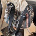 Mala Crossbody Tribal Riscas Lavável | Temática Bandeira Foldable Edge Painted