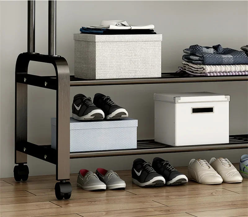 Coat racks floor bedroom clothes hanger household indoor clothes storage rack cabinet living room balcony cloth racks n