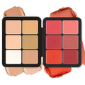 Palete All-in-One 12 Cores Caixa Metal | Corretor Blush Contorno Iluminador