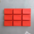 Forma Silicone 9 Cavidades Mini Bolo | Pão Brownie Muffin Sabonete