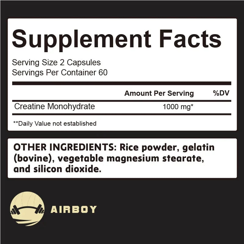 Creatina micronizada - promove o crescimento muscular, melhora o desempenho físico, a resistência e a recuperação.