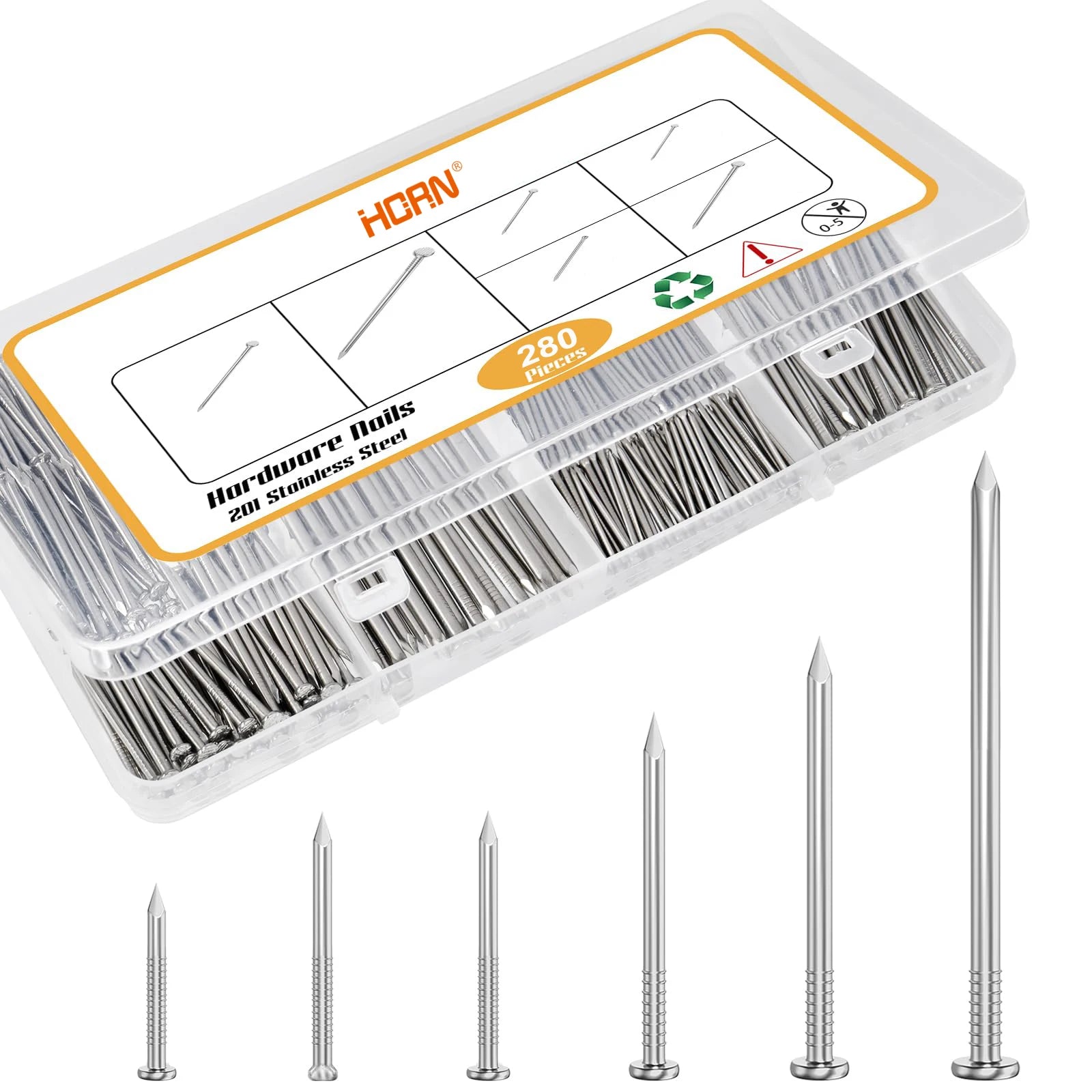 280 pregos em aço com cabeça redonda para dobradiça de caixa de joias, nas cores dourado, prateado e latão antigo, com fecho de encaixe.