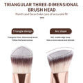 Kit 8 Pincéis Maange Portátil de Viagem | Pó Blush Base Contorno