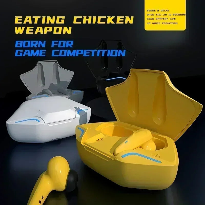 Auscultadores Bluetooth Sem Fios para Telemóvel com Cancelamento de Ruído e Som HD