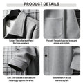 Blusão Curto Polyester Escovado Lapela | Business Casual Escritório Outono