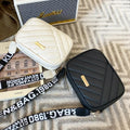 Mala Camera Bag PU Rolling Strip | Ombro Telemóvel Crossbody Casual