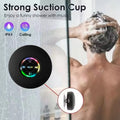 Coluna Bluetooth IPX4 com Luz LED | Ventosa Casa de Banho Exterior