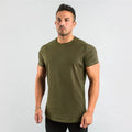 T-Shirt Fitness Bodybuilding Manga Curta | Sport Running Workout Gym Tee