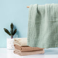 Conjunto de 5 Toalhinhas de Rosto para Bebé em Algodão – Suaves e Absorventes