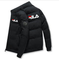 Casaco Curto Espesso Windproof Print | Zipper Outono Inverno M-5XL