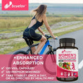 Multivitamínico Feminino – Magnésio, Biotina, Cálcio, Zinco e Selénio para Articulações e Pele