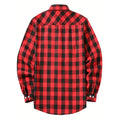 Camisa Flanela Xadrez Clássica Smart Casual | 2 Bolsos Manga Longa Primavera