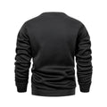 New Men's Sweater Spring Autumn Round Neck Long Sleeve Pullover Casual Sports Sweatshirt High Quality Solid Color Fleece Coat