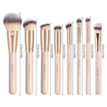 Kit 8 Pincéis Maange Portátil de Viagem | Pó Blush Base Contorno