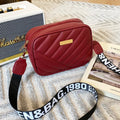 Mala Camera Bag PU Rolling Strip | Ombro Telemóvel Crossbody Casual