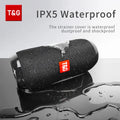 Coluna T&G TG117 Bluetooth TWS | Impermeável Estéreo FM Cartão TF