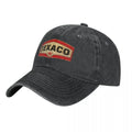 Boné Cowboy Western Texaco – Unissexo, Proteção Solar, Estilo Retro