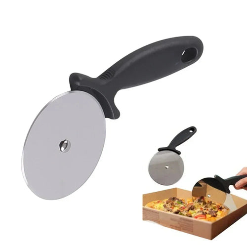 Cortador Pizza Roda Inox | Pastelaria Cookie Bolo Tesoura Cozinha