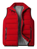 Colete Windproof Térmico Cotton Down | Sleeveless Gilet Casual Inverno