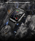 Smartwatch Militar 2026 IP67 | GPS Fitness Tracker BT Call 1.44''
