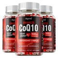 Suplemento de Coenzima Q10 - antioxidante, promove a circulação sanguínea, a saúde do coração e a produção de energia, além de fortalecer a imunidade.