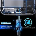 Cabo USB-C para USB-C 120W Display Digital | PD iPhone 15 MacBook iPad