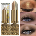 Sombra em Stick 2 Cores Shimmer Castanho | Glitter Natural Olhos