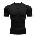 T-Shirt Compressão Corrida Manga Curta | Sport Tee Jogging Tracksuit Ginásio