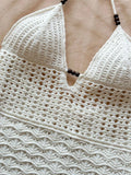 Vestido Tricot Gradient Sem Alças Contas | Slim Fit Férias Sexy