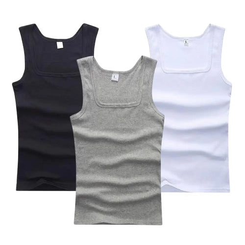 Camisola de Alças Unissexo 100% Algodão – Fitness, Musculação e Uso Casual