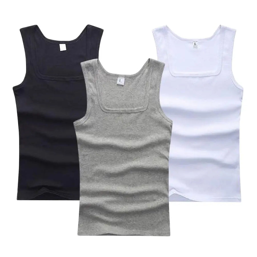 Camisola de Alças Unissexo 100% Algodão – Fitness, Musculação e Uso Casual