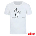 T-Shirt La Linea Cómica – Estampa Gráfica Divertida, Algodão Premium, Casual