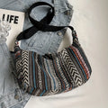 Mala Crossbody Tribal Riscas Lavável | Temática Bandeira Foldable Edge Painted