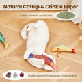 Brinquedo Peixe 3D para Gatos com Catnip – Interativo, com Som e em Peluche