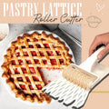 Rolo Cortador Massa Quadriculado 3 Tamanhos | Pastelaria Pizza Tarte