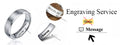 Tigrade 4/6/8/10mm Silver Color Men's Titanium Ring Brushed Man Wedding Band Engagement Rings Male Jewelry Couple anel feminino
