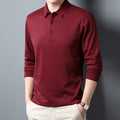 Polo Business Casual Manga Longa | Verão Confortável Top Elegante