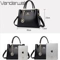 Mala Luxo Designer 3 Camadas 2024 | Grande Capacidade Couro Shopper
