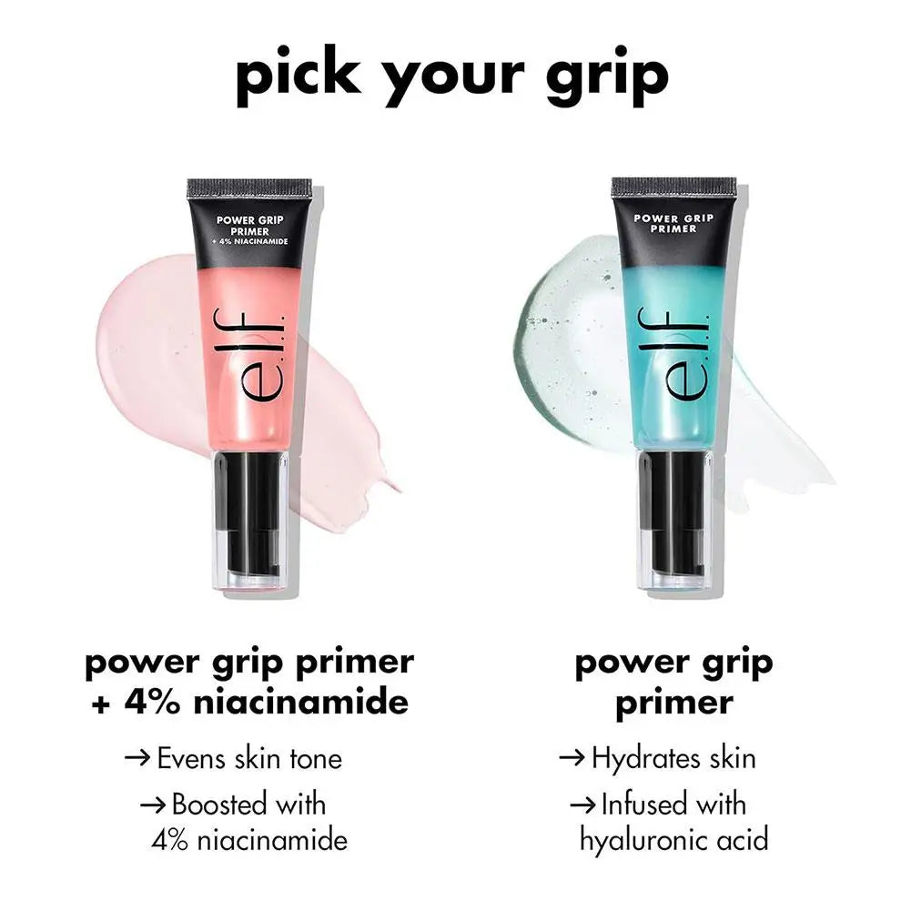 Primer Gel Power Grip com Ácido Hialurónico e Niacinamida – Hidratante e Fixador