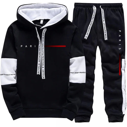 Conjunto PARIS Fashion Hoodie + Sweatpants | Streetwear All Season Casual
