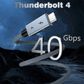 Cabo Thunderbolt 4 USB4 40Gbps 240W | eGPU SSD iPad MacBook UGOURD
