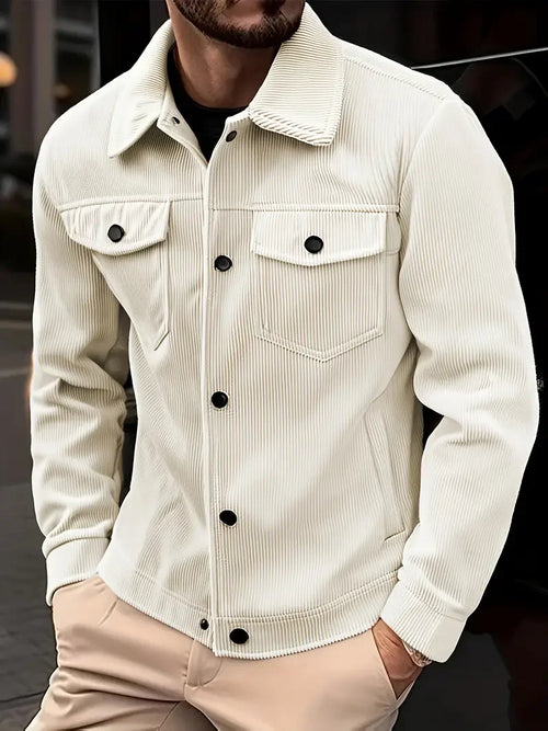 Blusão Bombazine Sólido Versátil | Casual Fashion Todas as Ocasiões