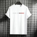 T-Shirt 100% Algodão PARIS Print | Slim Fit Round Neck Verão Casual