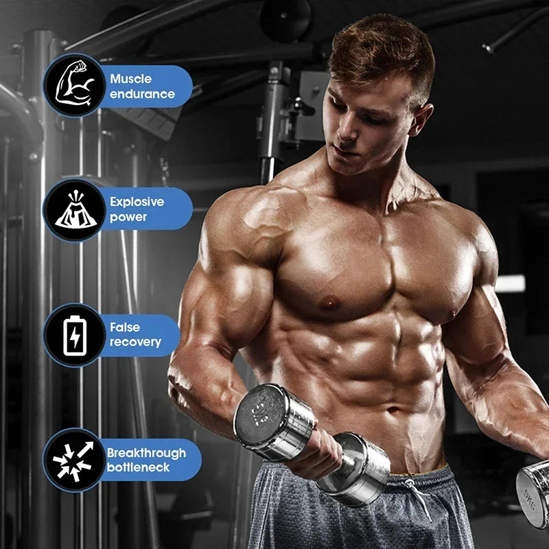 Monohidrato de creatina - aumenta a força muscular, promove o crescimento muscular, melhora o desempenho atlético, vegetariano, sem glúten.