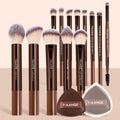 Kit 13 Pincéis Premium Maange + 2 Esponjas Air Cushion | Completo