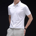 Camisa Business Casual Manga Curta Anti-Rugas | Versátil Todas Estações